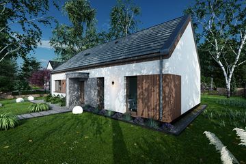  Projekt domu Prosty 1C (TBO1015) - projekt domu parterowego - Zdjęcie 9