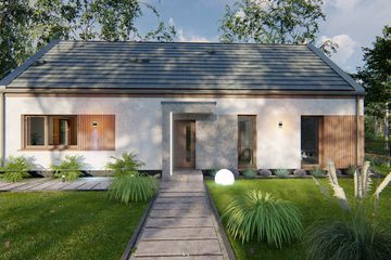  Projekt domu Prosty 1C (TBO1015) - projekt domu parterowego - Zdjęcie 10