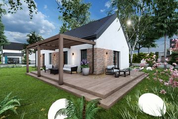  Projekt domu Prosty 1C (TBO1015) - projekt domu parterowego - Zdjęcie 11