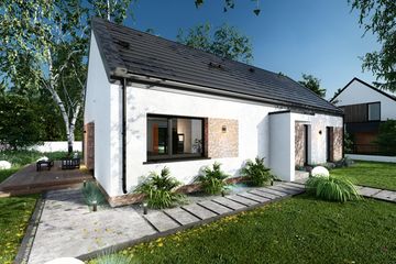  Projekt domu Prosty 1C (TBO1015) - projekt domu parterowego - Zdjęcie 13