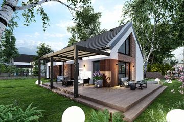  Projekt domu Prosty 1D (TBO1016) - projekt domu parterowego - Zdjęcie 3