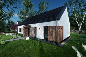  Projekt domu Prosty 1D (TBO1016) - projekt domu parterowego - Zdjęcie 6