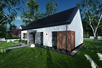  Projekt domu Prosty 1D (TBO1016) - projekt domu parterowego - Zdjęcie 12