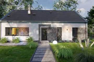  Projekt domu Prosty 1D (TBO1016) - projekt domu parterowego - Zdjęcie 14