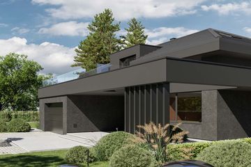  Projekt domu HomeKoncept 128 wariant 01 (KRX1305) - projekt domu parterowego z poddaszem - Zdjęcie 7