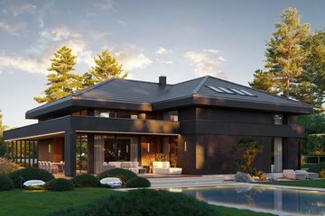  Projekt domu HomeKoncept 128 wariant 01 (KRX1305) - projekt domu parterowego z poddaszem - Zdjęcie 13