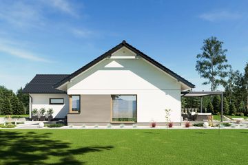  Projekt domu N54-G2 (KKG1046) - projekt domu parterowego - Zdjęcie 4