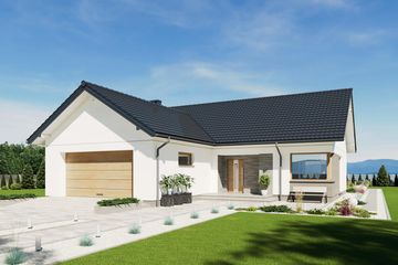  Projekt domu N54-G2 (KKG1046) - projekt domu parterowego - Zdjęcie 9