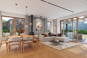  Projekt domu Przyjemny 5 (WAH2175) - projekt domu parterowego z poddaszem - Zdjęcie 6