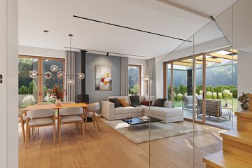  Projekt domu Przyjemny 5 (WAH2175) - projekt domu parterowego z poddaszem - Zdjęcie 7