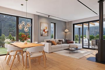  Projekt domu Przyjemny 6 (WAH2176) - projekt domu parterowego z poddaszem - Zdjęcie 8