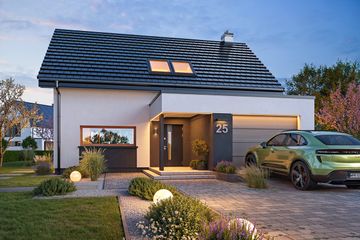  Projekt domu Przyjemny 7 (WAH2177) - projekt domu parterowego z poddaszem - Zdjęcie 2