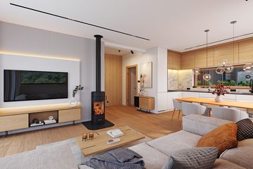  Projekt domu Przyjemny 8 (WAH2178) - projekt domu parterowego z poddaszem - Zdjęcie 6