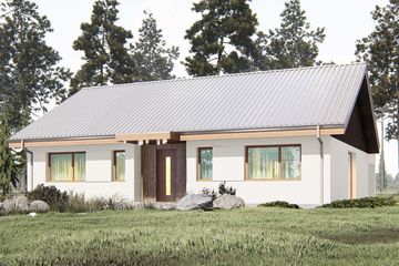  Projekt domu uA1v3 (WCB1617) - projekt domu parterowego - Zdjęcie 2