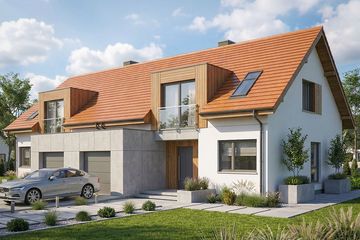  Projekt domu Krajobrazy 140 (WRN1603) - projekt domu parterowego z poddaszem - Zdjęcie 1