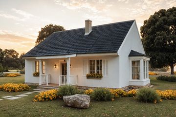 Projekt domu Uroczy Klasyczny 82 - parterowy dom o powierzchni 76,37 m², dach dwuspadowy - ujęcie 7