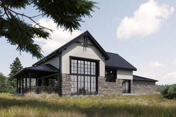Projekt domu FarmHouse One plus - parterowy z poddaszem dom o powierzchni 216,16 m², dach dwuspadowy - ujęcie 4