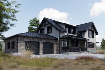 Projekt domu FarmHouse One plus - parterowy z poddaszem dom o powierzchni 216,16 m², dach dwuspadowy - ujęcie 9