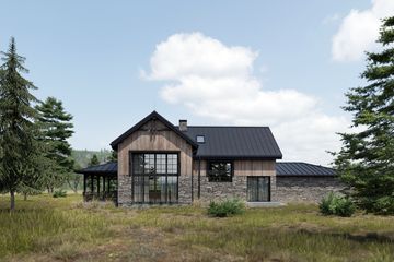 Projekt domu FarmHouse One plus - parterowy z poddaszem dom o powierzchni 216,16 m², dach dwuspadowy - ujęcie 16