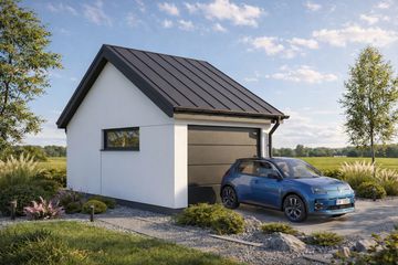  Projekt garażu Monza 1.0 (FIA1000) - projekt garażu parterowego - Zdjęcie 3