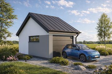  Projekt garażu Monza 1.0 (FIA1000) - projekt garażu parterowego - Zdjęcie 4