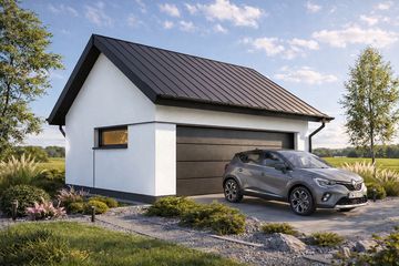  Projekt garażu Monza 2.0 (FIA1002) - projekt garażu parterowego - Zdjęcie 3