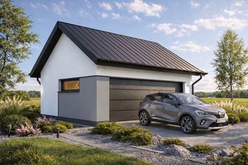  Projekt garażu Monza 2.0 (FIA1002) - projekt garażu parterowego - Zdjęcie 4