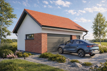  Projekt garażu Monza 2.5 (FIA1003) - projekt garażu parterowego - Zdjęcie 2