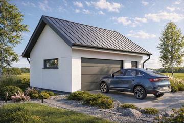  Projekt garażu Monza 2.5 (FIA1003) - projekt garażu parterowego - Zdjęcie 3