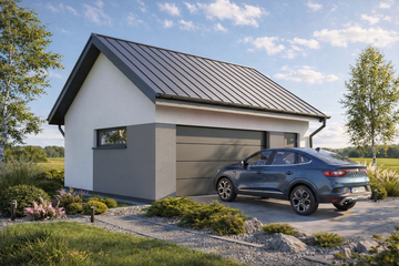  Projekt garażu Monza 2.5 (FIA1003) - projekt garażu parterowego - Zdjęcie 4