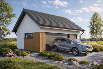  Projekt garażu Monza 2.5+1 (FIA1004) - projekt garażu parterowego - Zdjęcie 1