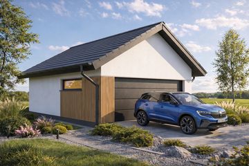  Projekt garażu Monza 2.0+1 (FIA1005) - projekt garażu parterowego - Zdjęcie 1