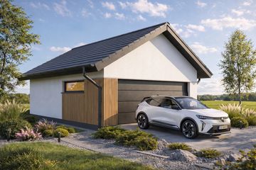  Projekt garażu Monza 2.0+2 (FIA1006) - projekt garażu parterowego - Zdjęcie 1