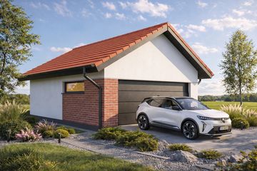  Projekt garażu Monza 2.0+2 (FIA1006) - projekt garażu parterowego - Zdjęcie 2