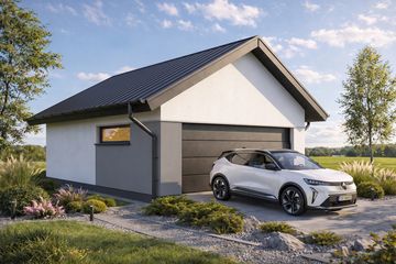  Projekt garażu Monza 2.0+2 (FIA1006) - projekt garażu parterowego - Zdjęcie 4