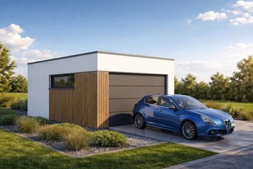  Projekt garażu Imola 1.0 (FIA1007) - projekt garażu parterowego - Zdjęcie 1
