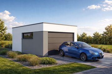  Projekt garażu Imola 1.0 (FIA1007) - projekt garażu parterowego - Zdjęcie 4