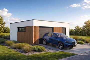  Projekt garażu Imola 1.5 (FIA1008) - projekt garażu parterowego - Zdjęcie 1