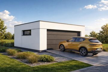  Projekt garażu Imola 2.0 (FIA1009) - projekt garażu parterowego - Zdjęcie 3