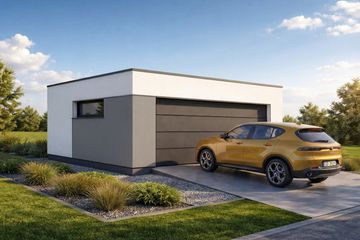  Projekt garażu Imola 2.0 (FIA1009) - projekt garażu parterowego - Zdjęcie 4