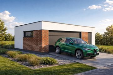  Projekt garażu Imola 2.5 (FIA1010) - projekt garażu parterowego - Zdjęcie 2