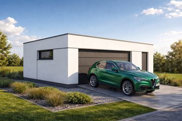  Projekt garażu Imola 2.5 (FIA1010) - projekt garażu parterowego - Zdjęcie 3