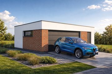  Projekt garażu Imola 2.5+1 (FIA1011) - projekt garażu parterowego - Zdjęcie 2