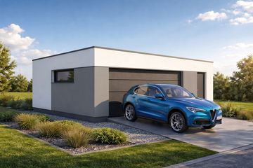  Projekt garażu Imola 2.5+1 (FIA1011) - projekt garażu parterowego - Zdjęcie 4