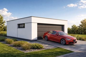  Projekt garażu Imola 2.0+1 (FIA1012) - projekt garażu parterowego - Zdjęcie 3