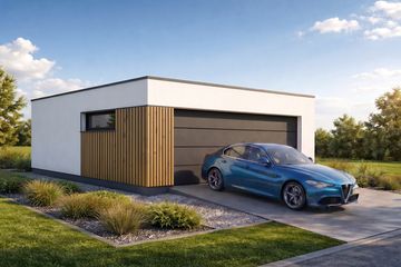  Projekt garażu Imola 2.0+2 (FIA1013) - projekt garażu parterowego - Zdjęcie 1