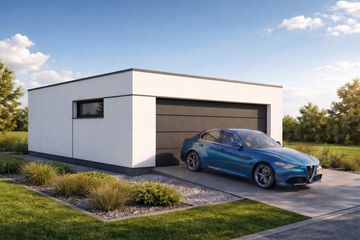  Projekt garażu Imola 2.0+2 (FIA1013) - projekt garażu parterowego - Zdjęcie 3