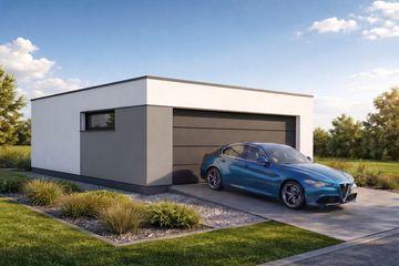  Projekt garażu Imola 2.0+2 (FIA1013) - projekt garażu parterowego - Zdjęcie 4