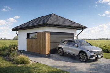  Projekt garażu Silverstone 1.0 (FIA1014) - projekt garażu parterowego - Zdjęcie 1