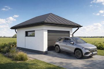  Projekt garażu Silverstone 1.0 (FIA1014) - projekt garażu parterowego - Zdjęcie 3